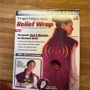Thermapulse Relief Wrap in Burgundy